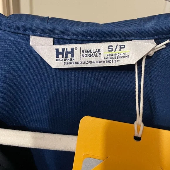 Helly Hansen Women's Moss Raincoat in Navy, Size Small, NWT - Picture 8 of 8